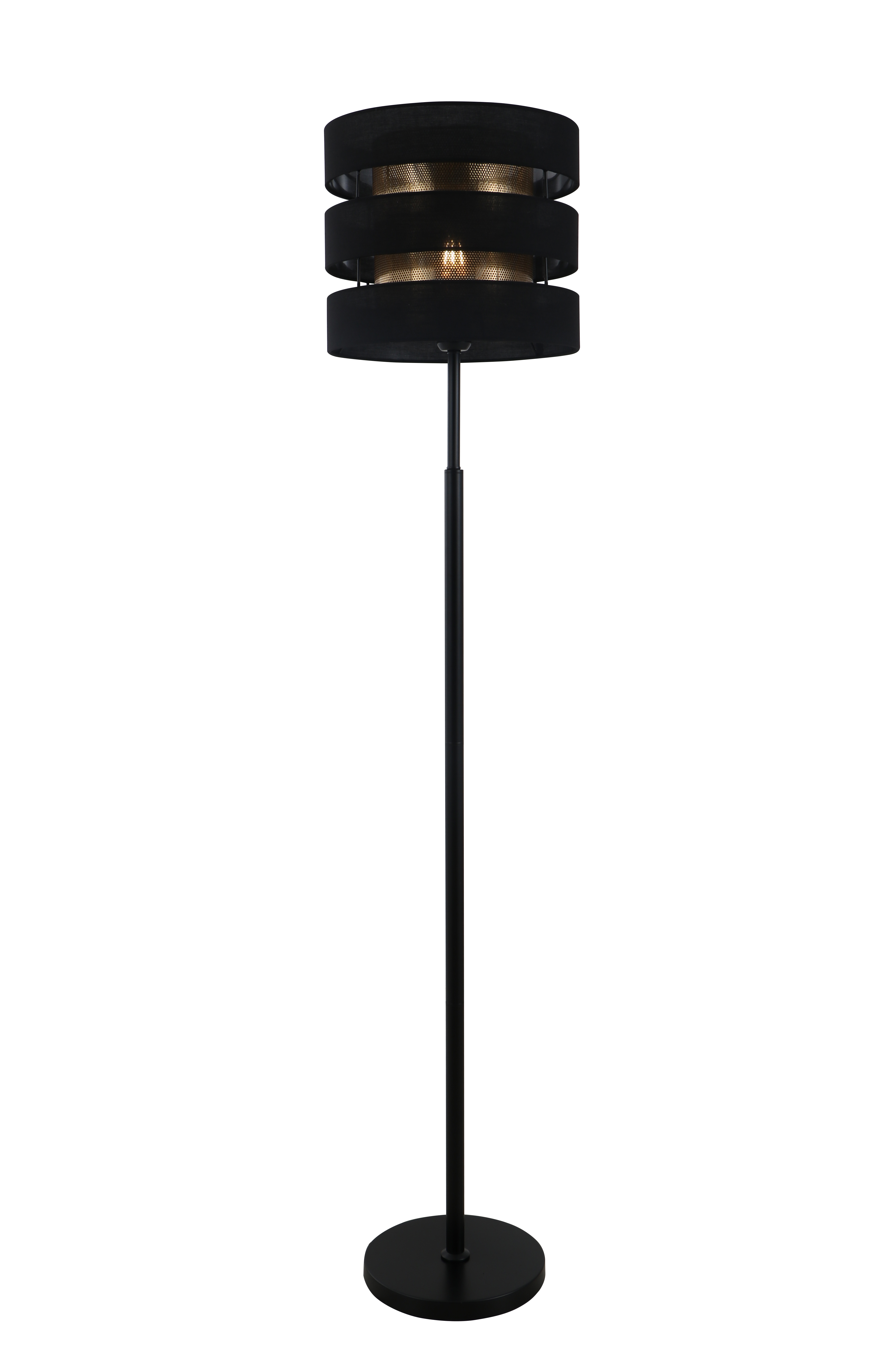 Ako ovplyvňuje geometrické usporiadanie čiernej lampy s dvojitým odtieňom rozloženie svetla a priestorovú estetiku?