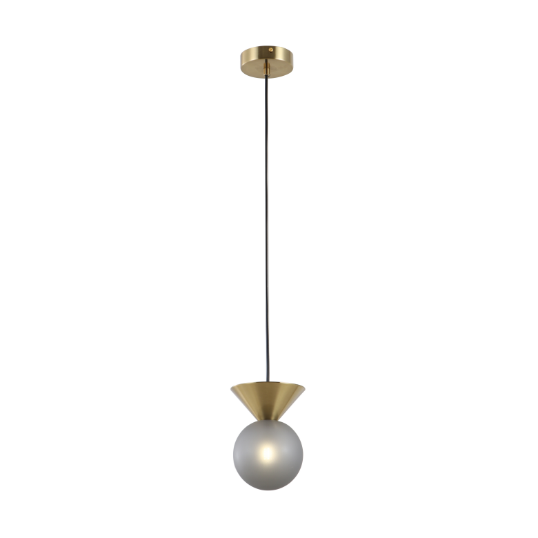 Matné úmrtné guľové sklo prívesok lampa