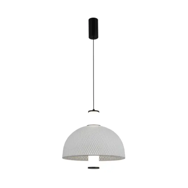 Minimalistická hodvábna LED závesná lampa