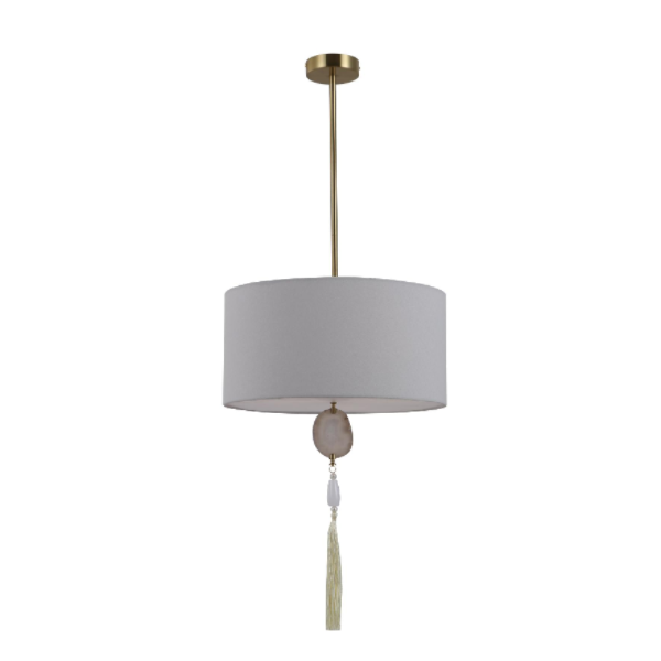 Prívesná lampa z prírodného achátu starožitný
