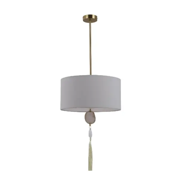 Prívesná lampa z prírodného achátu starožitný