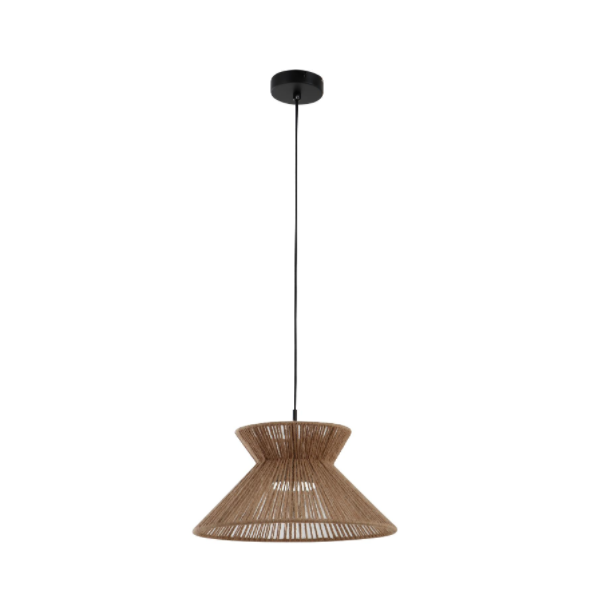 Prívesná lampa s konopným lanom