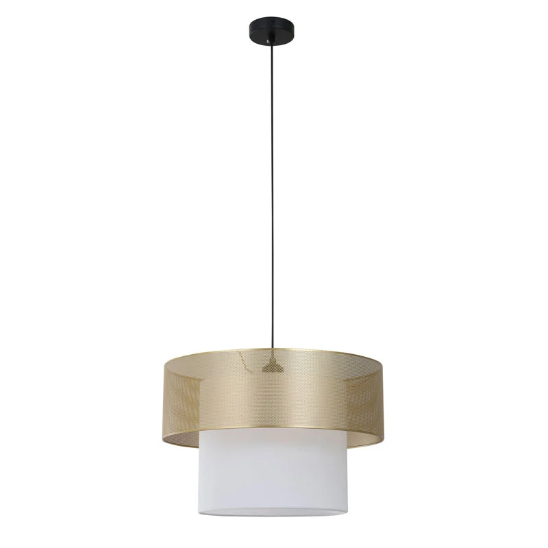 Dvojvrstvová látková závesná lampa do kuchyne