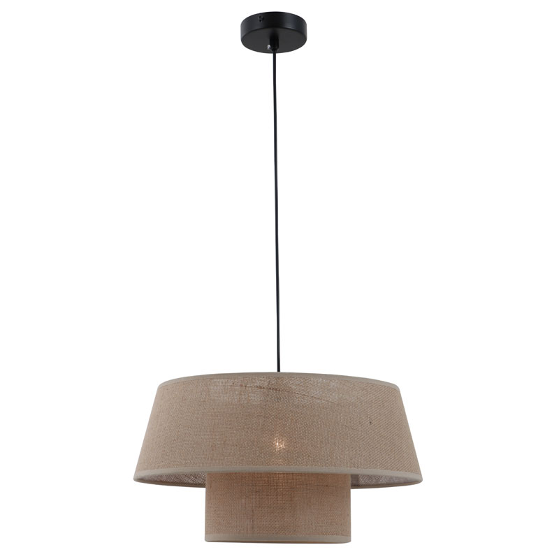 Dvojposchodová kuchynská závesná lampa z konope