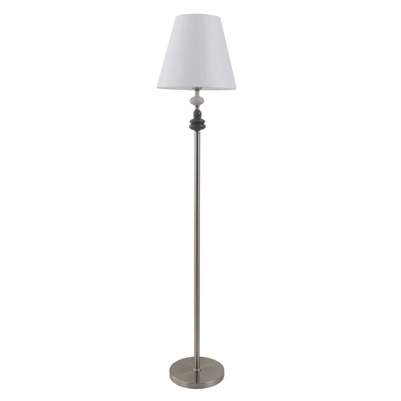 Porcelánová stojaca lampa s nastaviteľnou výškou v bielej farbe